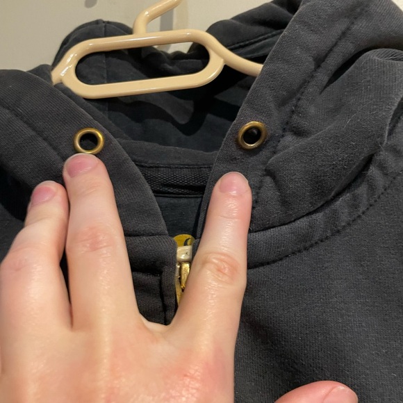 Carhartt Men's Zip Up Sweater - Black - Picture 5 of 16